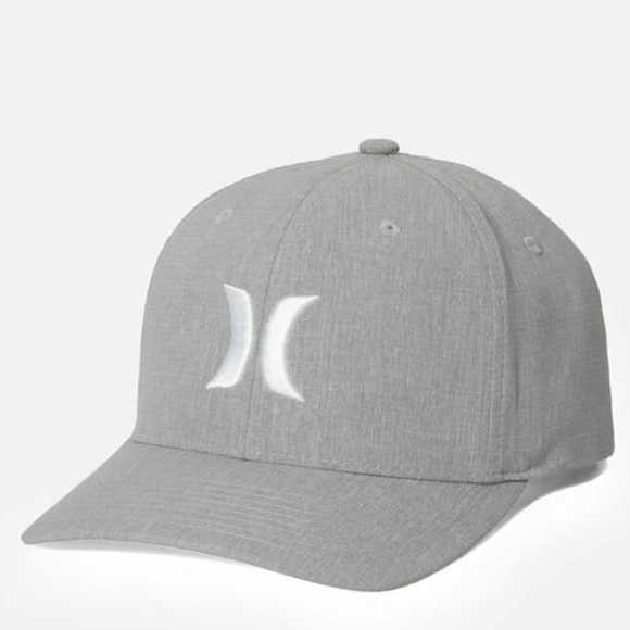 Hurley Other - Hurley Men’s Phantom Resist Lightweight Stretch Back Grey Hat Size S/M